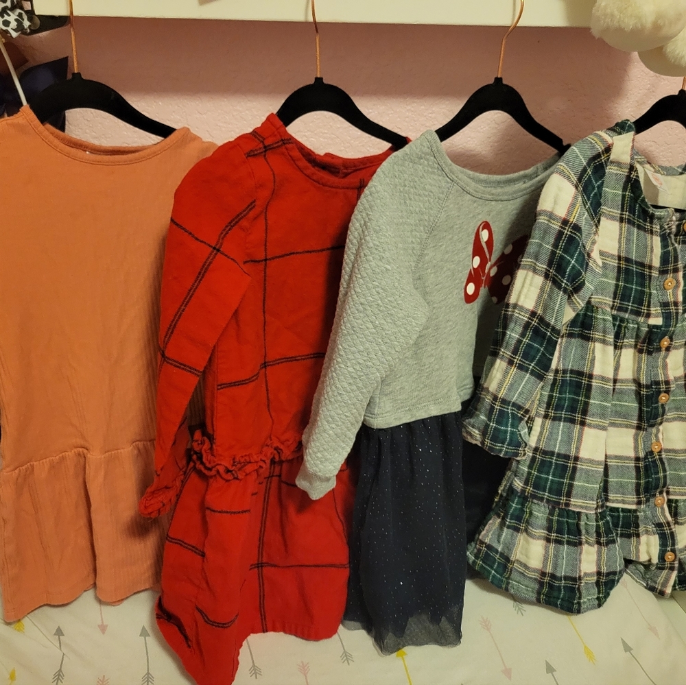 Long sleeve toddler dress 3T